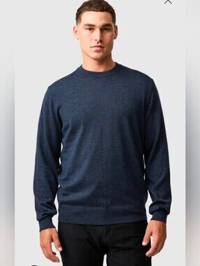 NWOT RODD&GUNN York Bay Knit Merino Wool Sweater Size S